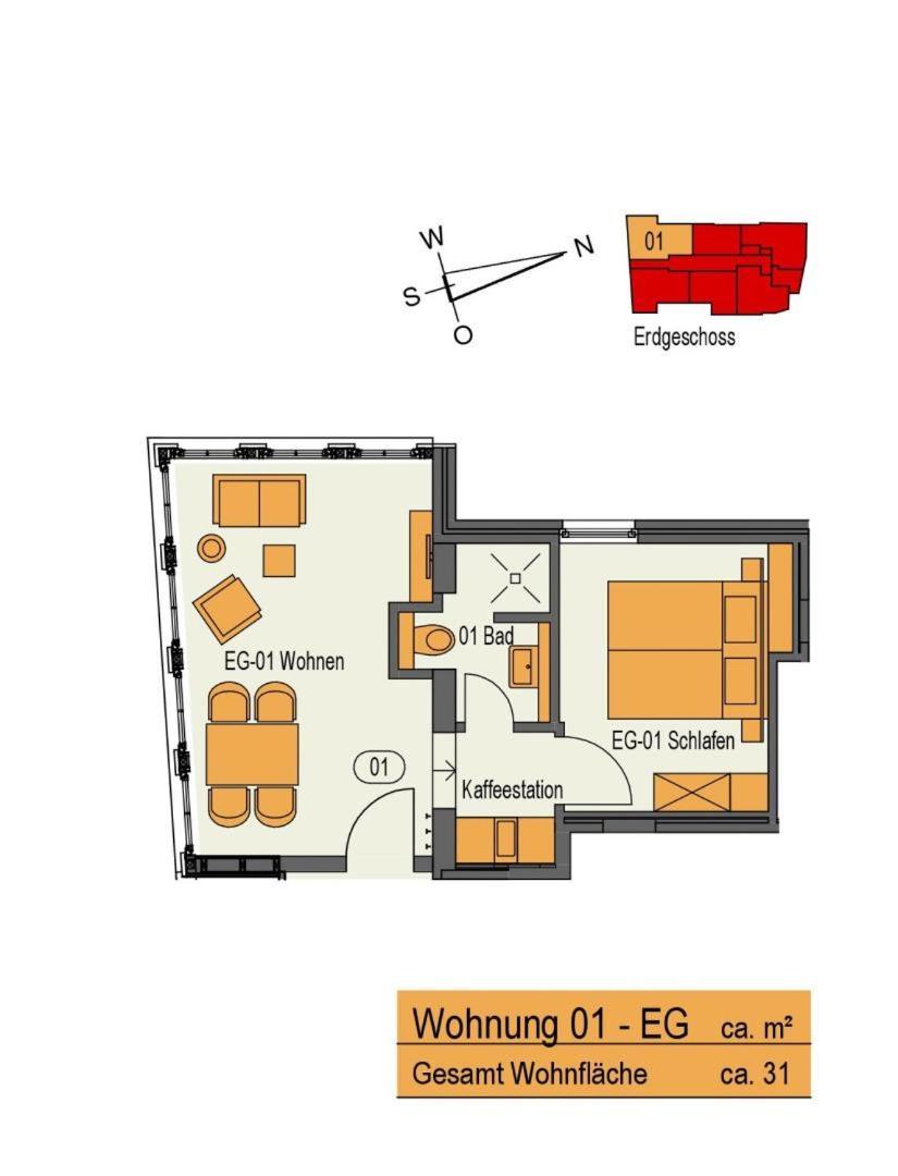 Woge2 Appartement 1 Borkum Buitenkant foto